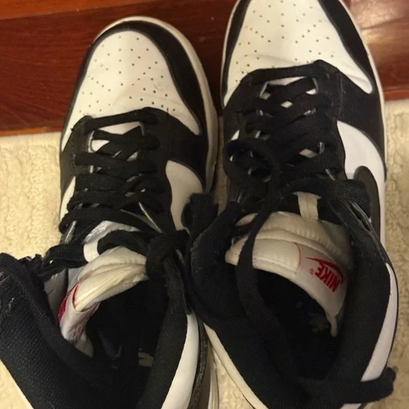 Nike high top panda dunks size us womens 9 - Picture 6 of 6